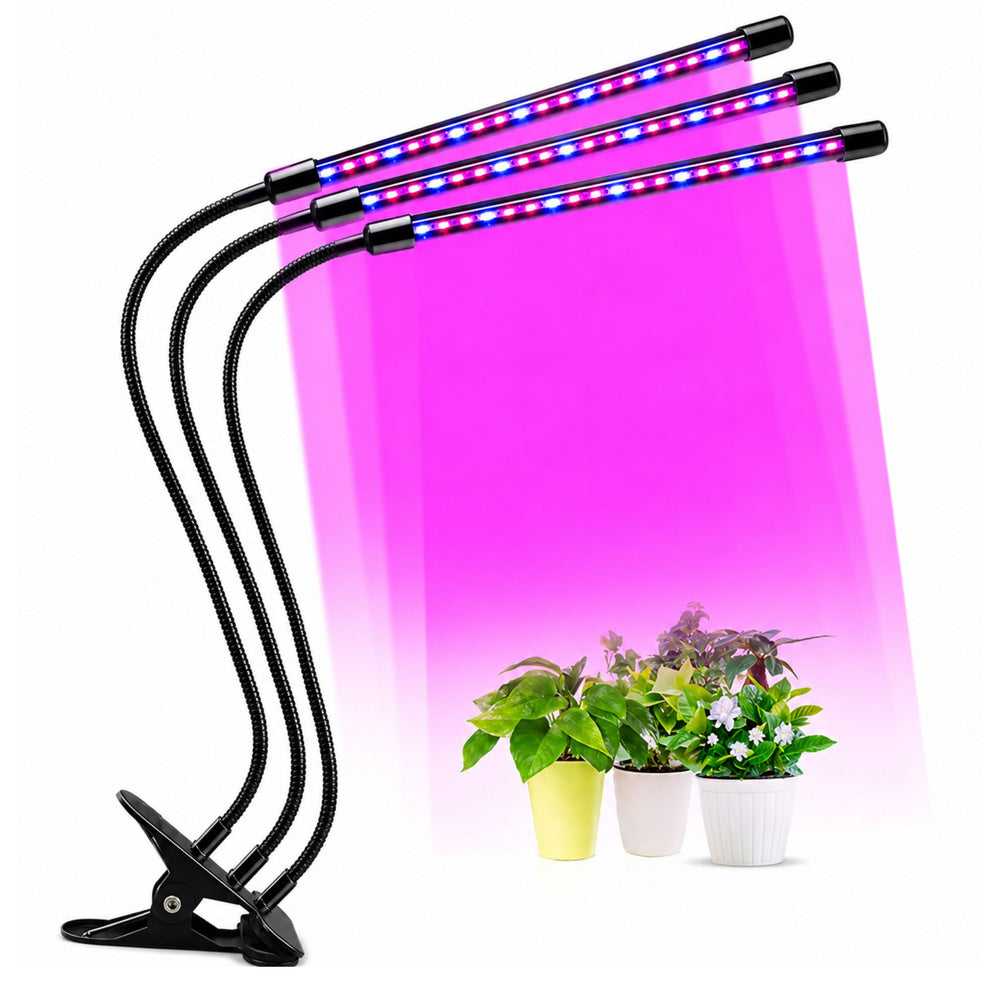 LED lampa pro pěstování a dosvícení rostlin s klipem