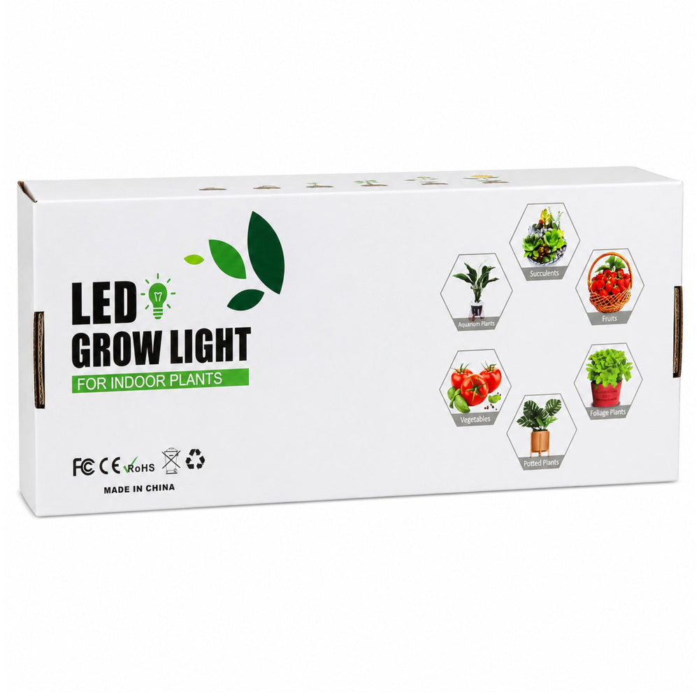 LED lampa pro pěstování rostlin se stativem a 4 panely