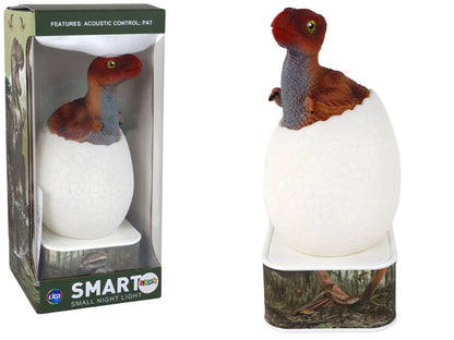 LED lampička dinosaurus v vajíčku – dotykové ovládání USB