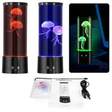 LED lampička s medúzami 22x8 cm – na baterie a USB