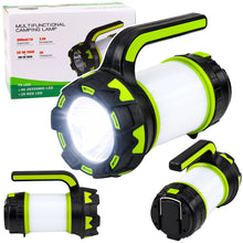 LED svítilna 2v1 kempingová turistická nabíjecí multifunkční
