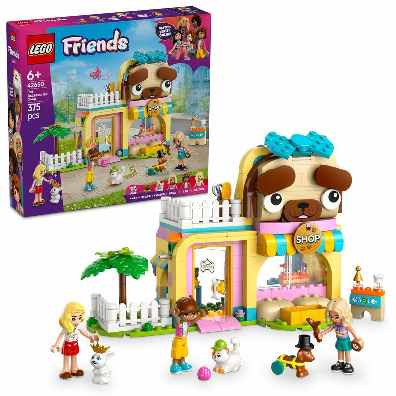 LEGO Friends obchod se zvířecími doplňky 42650 – s figurkami