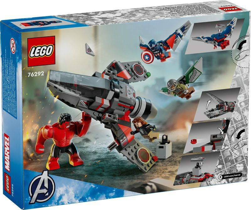 LEGO Kapitán Amerika vs Červený Hulk – Super Heroes | 76292
