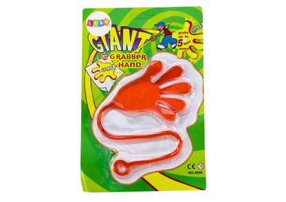 Lepivá ruka slizová oranžová – elastická hračka
