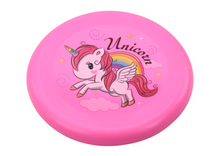 Létající disk frisbee s jednorožcem – 20cm růžový