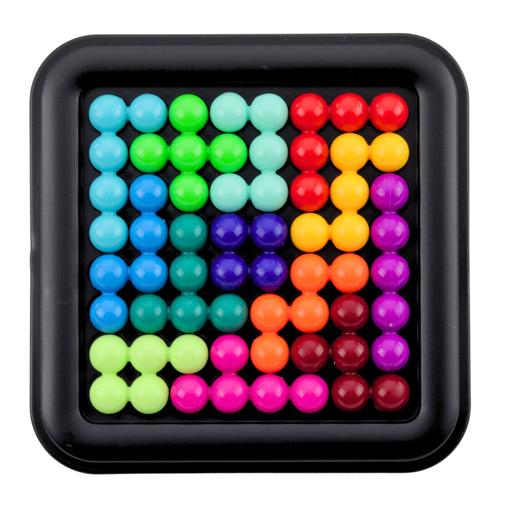Logická puzzle hra s barevnými kuličkami – hlavolam pro děti