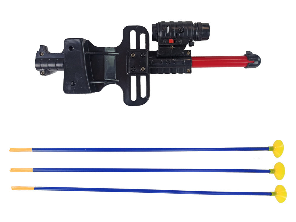 Lukostřelecká sada luk tři šípy celowník se světlem 98 cm