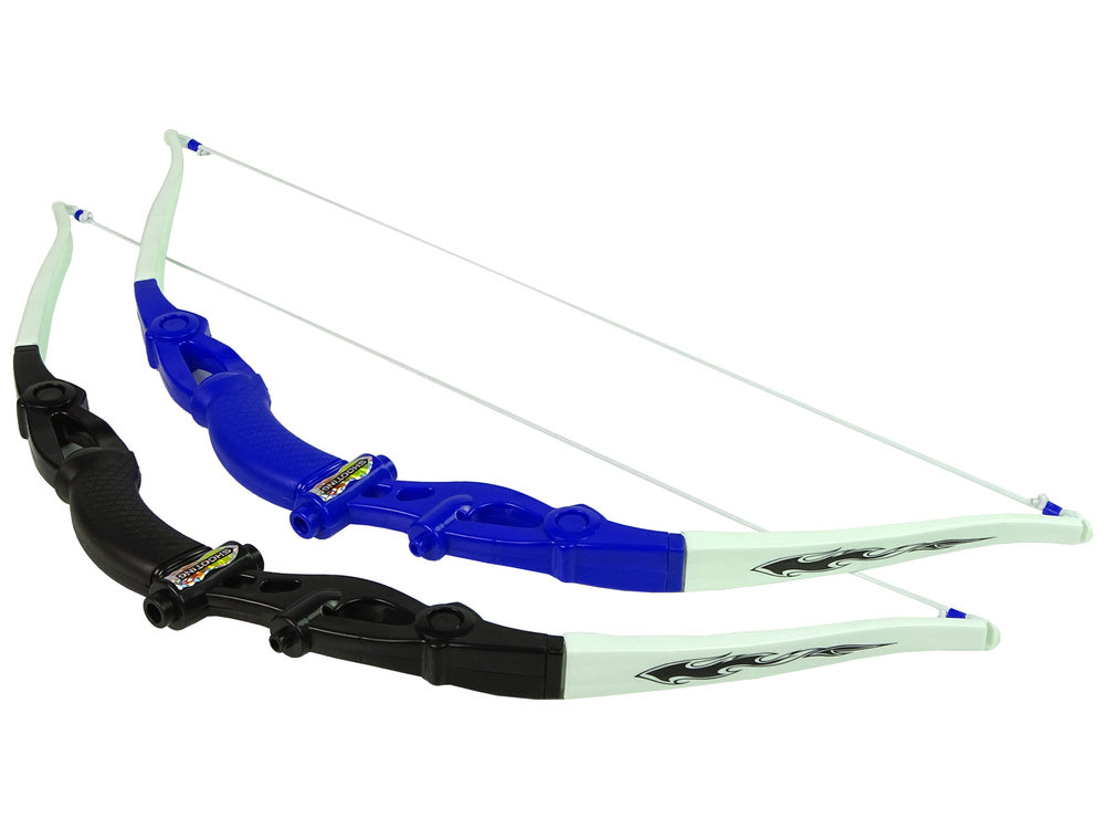 Lukostřelecká sada s luky terčem na stojanu 134 cm toulce pistole