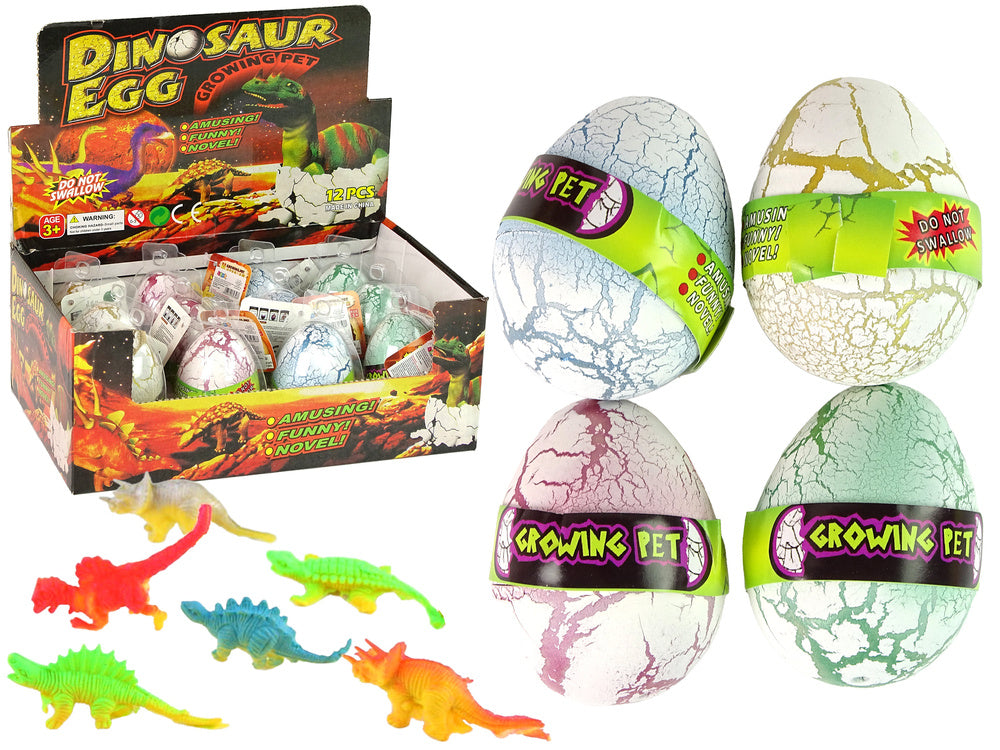 Magické dinosauří vajíčko – líhnoucí se rostoucí 6 cm bílé