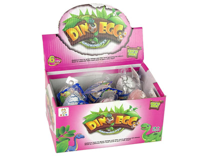 Magické dinosauří vajíčko rostoucí – 7,5 cm bílé