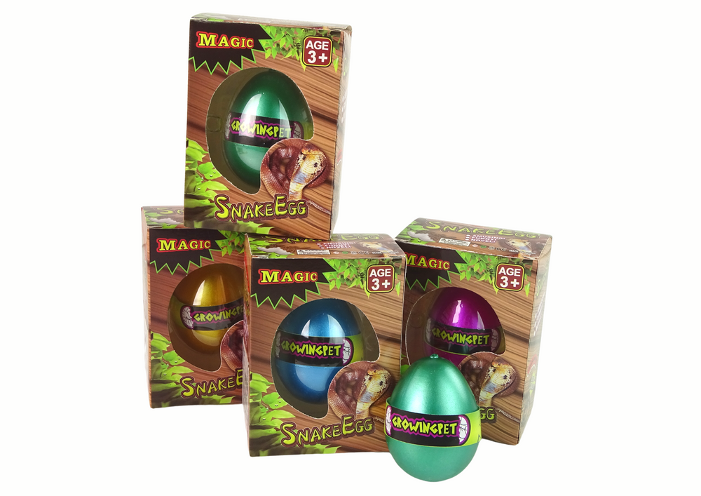 Magické líhnoucí se vejce s hadem 6cm – rostoucí hračka