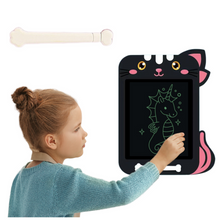 Magnetická kreslicí tabulka LCD – s rysíkem kotek | černá