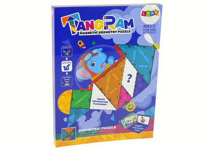 Magnetická skládačka Tangram 7 kostek puzzle barevné