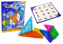 Magnetická skládačka Tangram 7 kostek puzzle barevné
