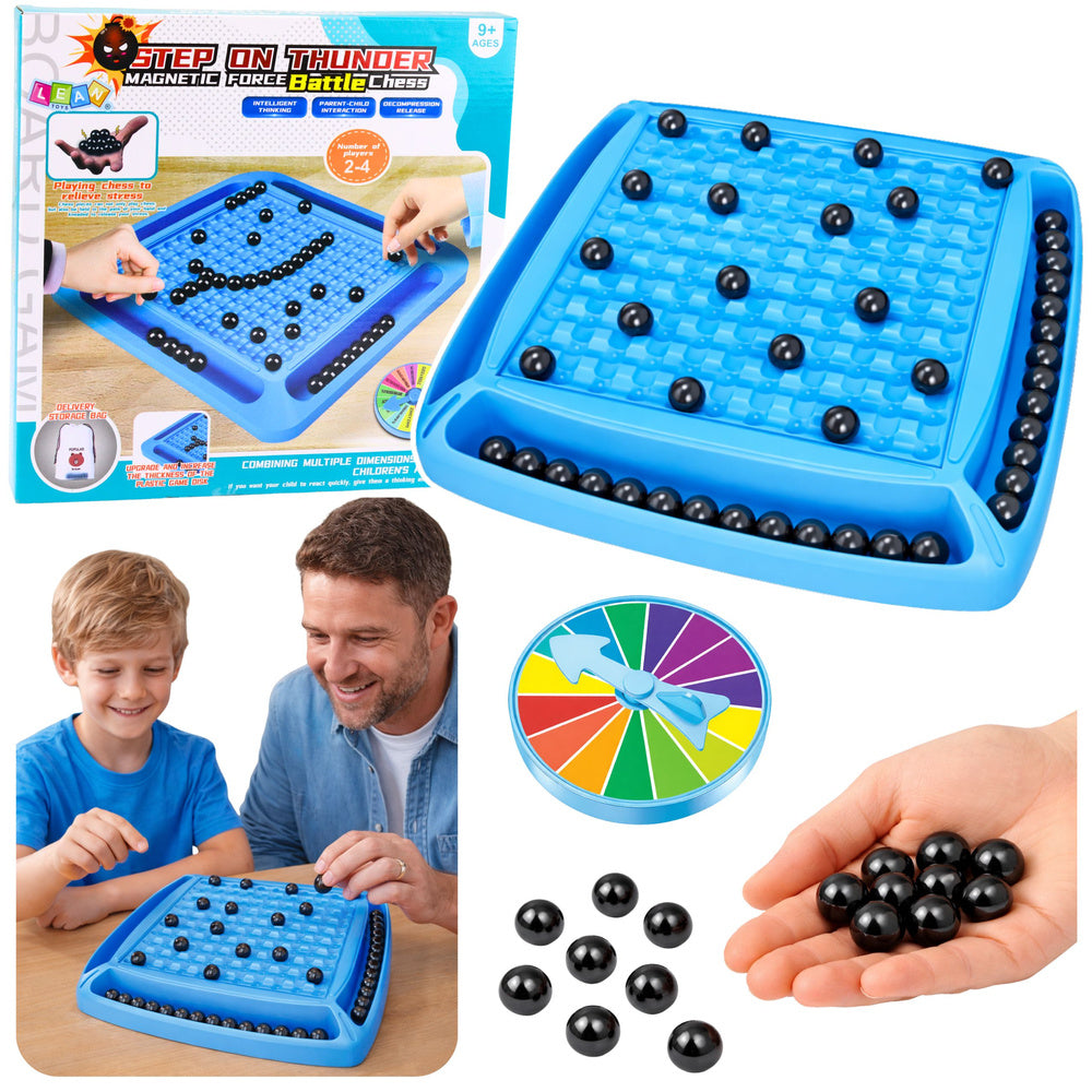 Magnetická strategická hra s kameny a kuličkami 40 ks