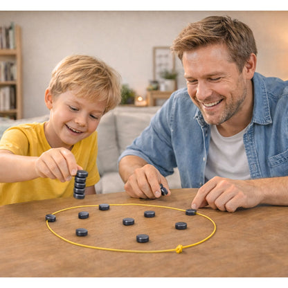 Magnetická strategická hra s kamínky – 40 dílů