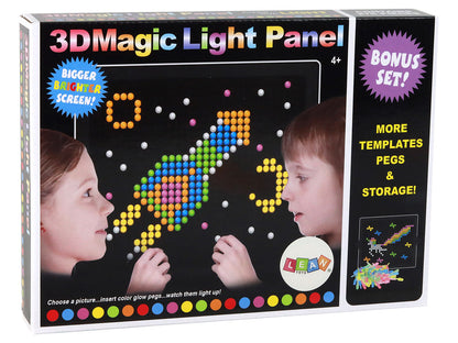 Magnetická svítící tabulka 3D puzzle – 276 dílků s LED