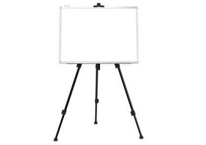 Magnetická tabule 90x60cm na stojanu s markery a houbičkou