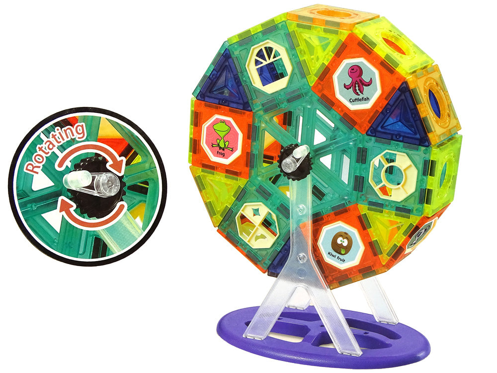 Magnetické kostky 3D Diabelský mlýn Kolotoč 71 dílů