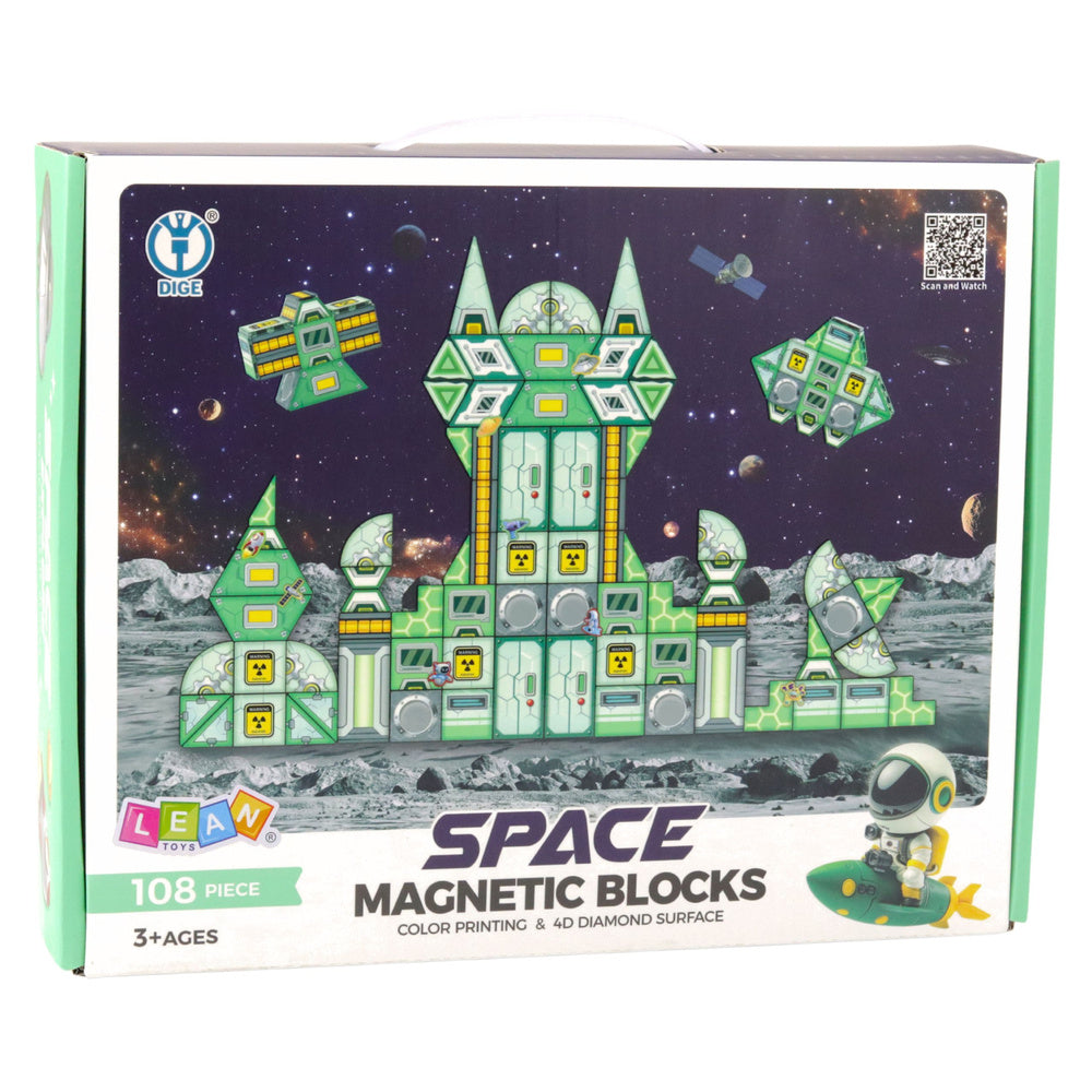 Magnetické kostky Kosmos 4D – kosmická stanice 108 dílů