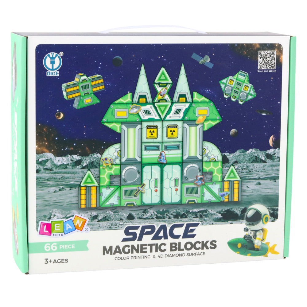 Magnetické kostky Kosmos 4D – kosmická stanice 66 dílů