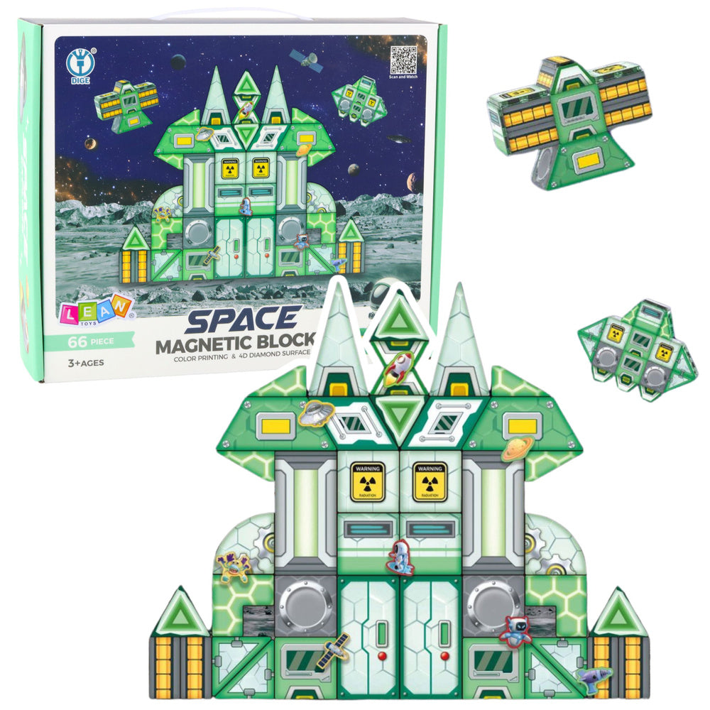 Magnetické kostky Kosmos 4D – kosmická stanice 66 dílů