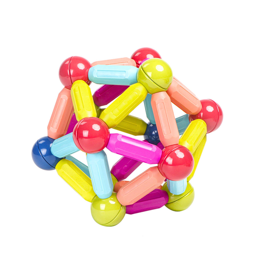 Magnetické stavební kostky 3D 166 dílů v krabici