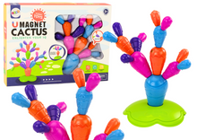 Magnetické stavební kostky Kaktus – 16 dílů | dětská hračka