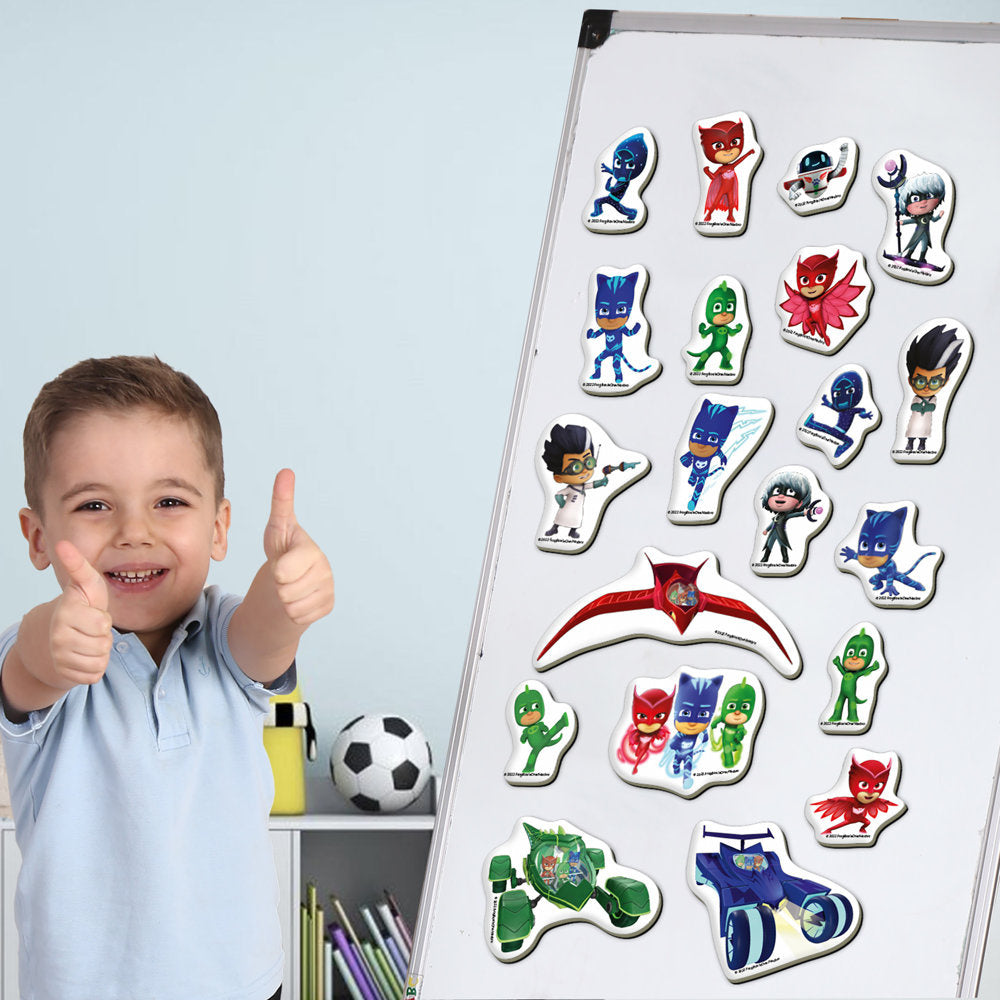 Magnetky PJ Masks Pyžamahrdinové – 20 ks barevné