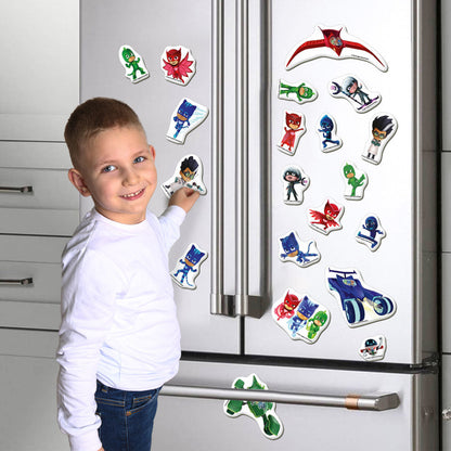 Magnetky PJ Masks Pyžamahrdinové – 20 ks barevné