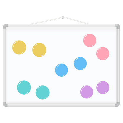 Magnety na magnetickou tabuli – barevné 10ks průměr 3cm