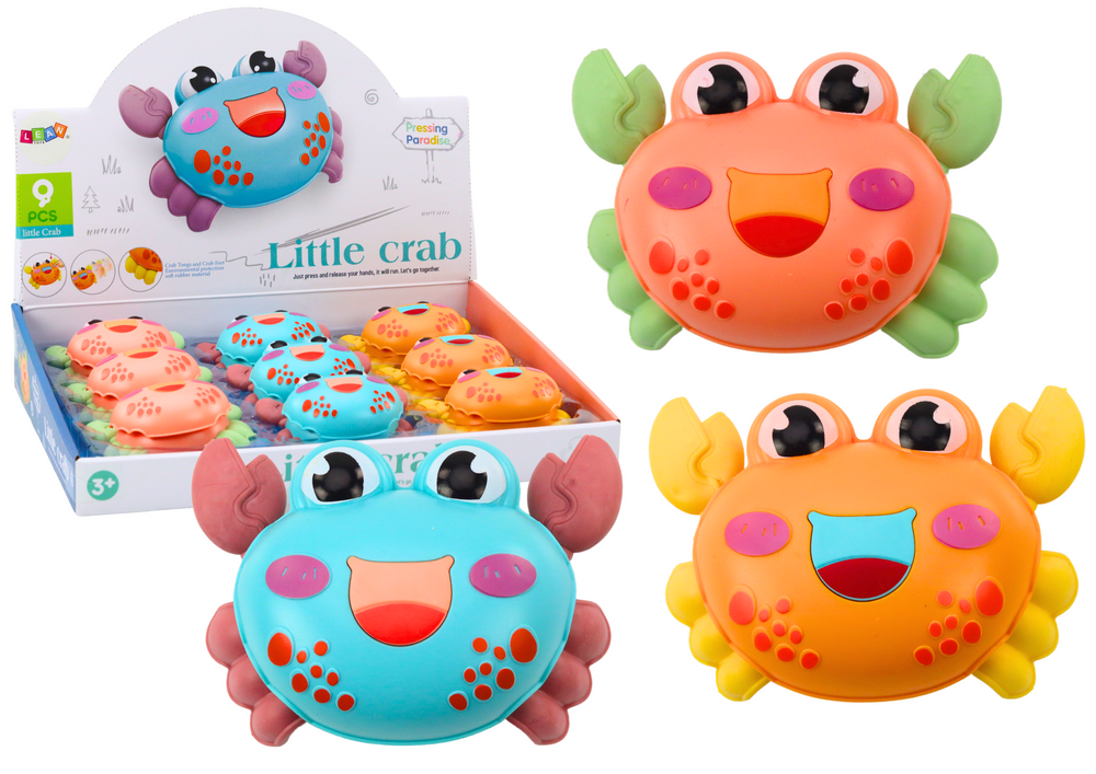 Malý veselý krab s frikcí – hračka pro nejmenší