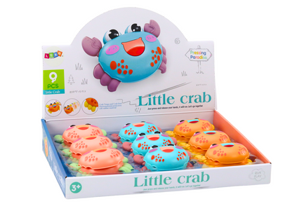 Malý veselý krab s frikcí – hračka pro nejmenší