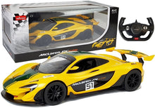 McLaren P1 GTR RC auto na dálkové ovládání žluté 1:14 – Rastar