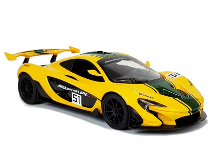 McLaren P1 GTR RC auto na dálkové ovládání žluté 1:14 – Rastar