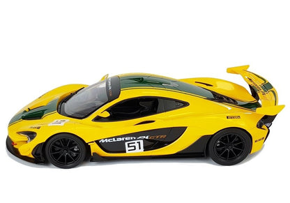 McLaren P1 GTR RC auto na dálkové ovládání žluté 1:14 – Rastar