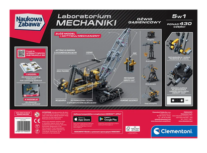 Mechanické laboratorium – pásový jeřáb Clementoni 50402