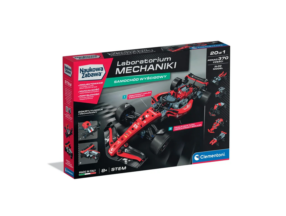 Mechanické laboratorium závodní auto – Clementoni