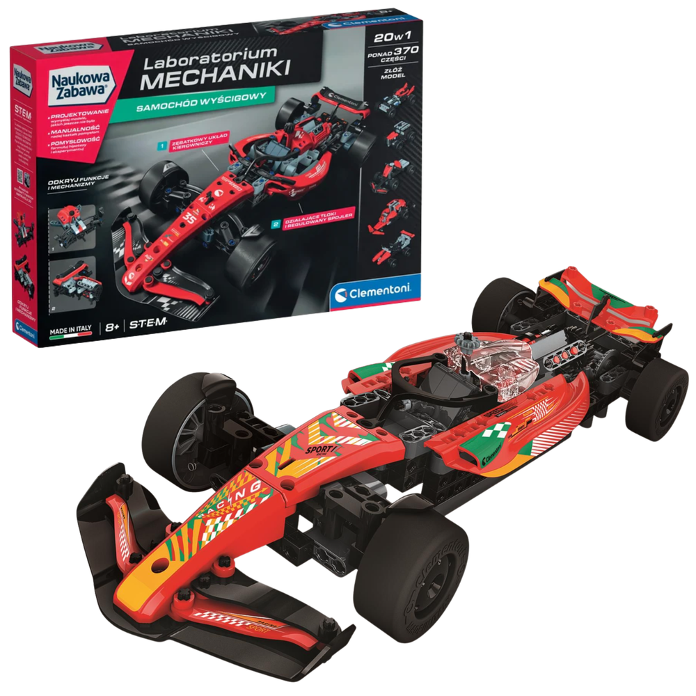 Mechanické laboratorium závodní auto – Clementoni