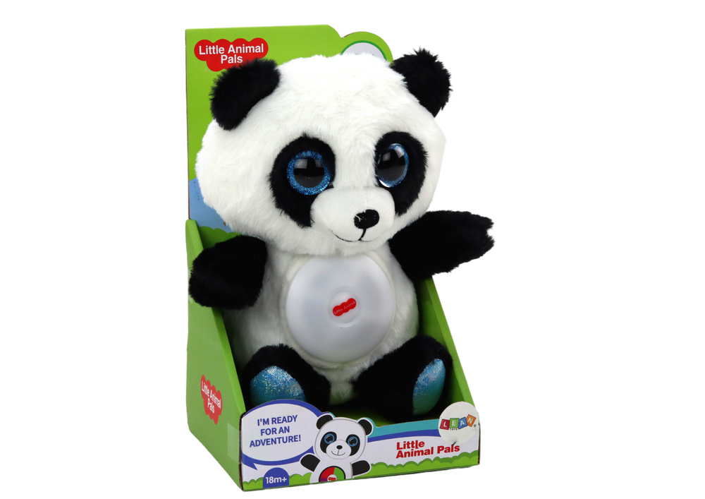 Medvídek panda s lampičkou – ukolébavky na spaní 30 cm