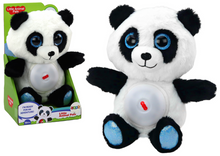 Medvídek panda s lampičkou – ukolébavky na spaní 30 cm