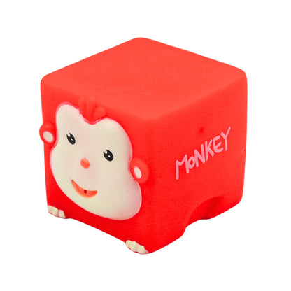 Měkké gumové kostky se zvířátky pro děti od 6 měsíců
