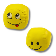 Měkké míčky emotikony žluté sada 6 kusů 7cm