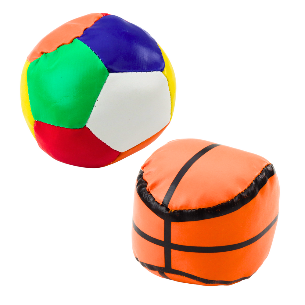 Měkké sportovní míčky basketbal rugby fotbal baseball sada 4ks