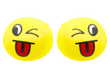Měkký míček s úsměvem emoji 9cm žlutý