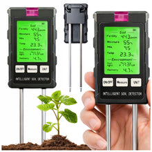 Měřič vlhkosti půdy 6v1 s teploměrem a pH metrem – 23 cm