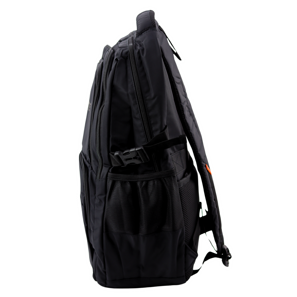 Městský batoh 35L černý – 9 kapes 48cm | cestovní
