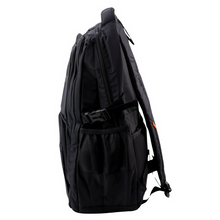 Městský batoh 35L černý – 9 kapes 48cm | cestovní