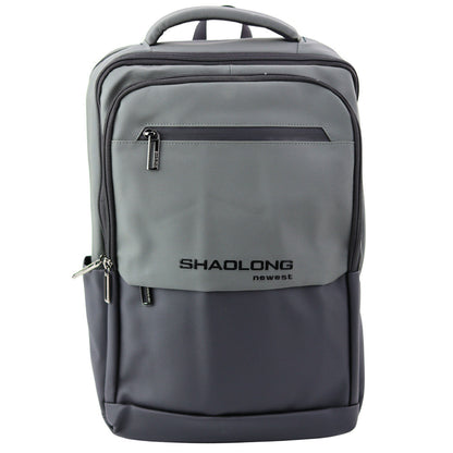 Městský batoh s USB kabelem – 16L černo šedý | notebook