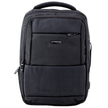 Městský batoh s USB kabelem – černý 26L 45cm | hrudní pás